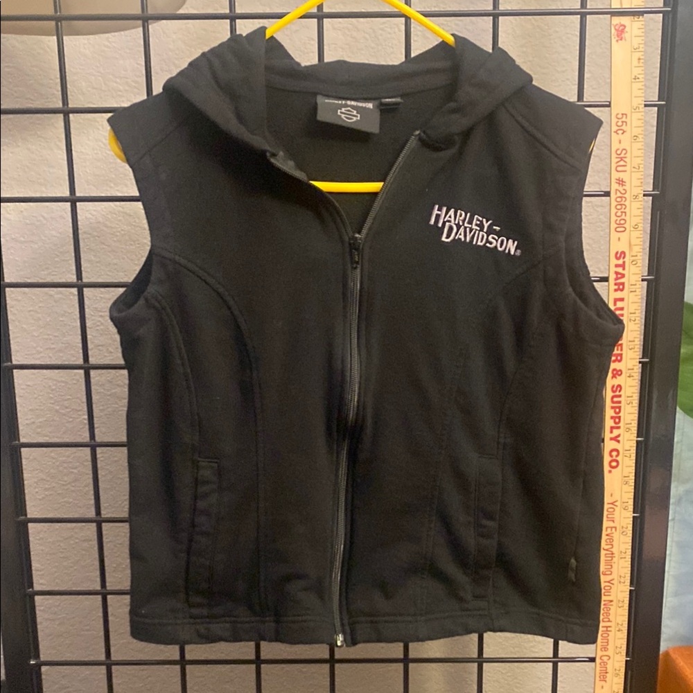 Harley-Davidson Black Sleeveless Jacket